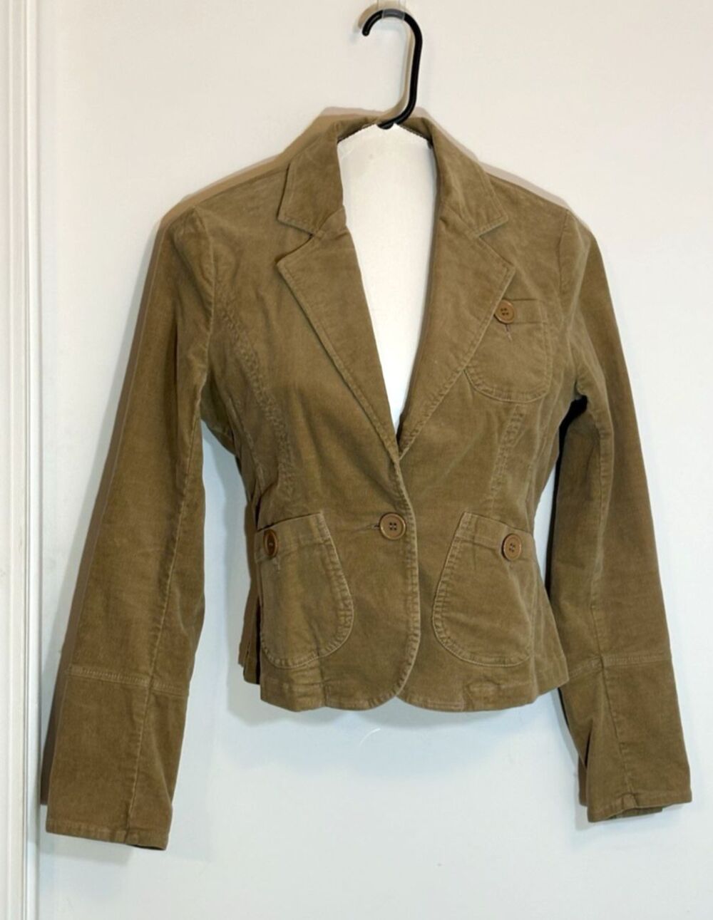 Vintage Sashimi Tan Corduroy Blazer Size Small